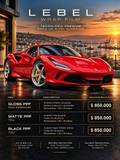 PPF Gloss PCU Premium Lebel Wrap Film - Rollo protección de pintura
