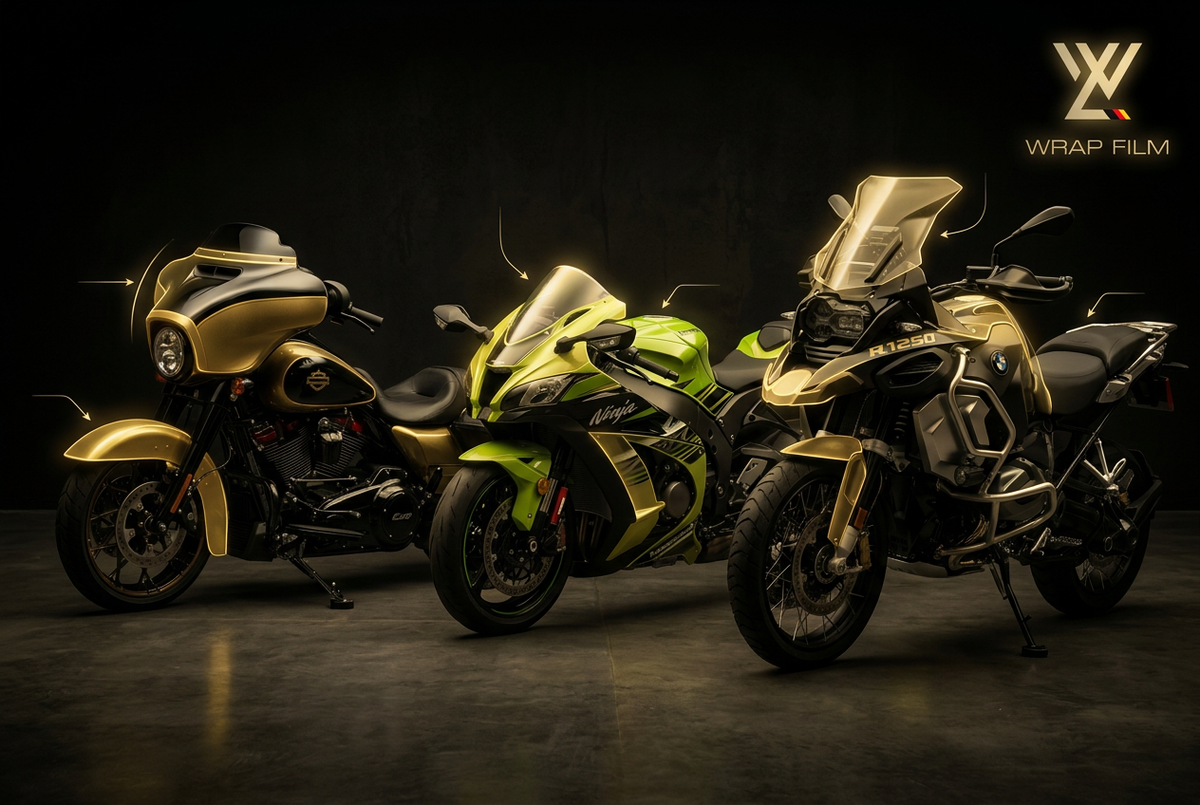 Kit Motos PPF con Logo