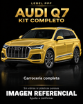 Audi Q7 — Kit completo PPF LEBEL. Imagen referencial; ajuste a confirmar. Sin vidrios ni plásticos porosos.