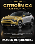 Citroën C4 — Kit frontal PPF LEBEL. Imagen referencial; ajuste a confirmar. Sin vidrios ni plásticos porosos.