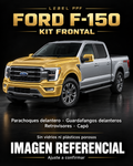 Ford F-150 — Kit frontal PPF LEBEL. Imagen referencial; ajuste a confirmar. Sin vidrios ni plásticos porosos.