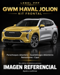 GWM Haval Jolion — Kit frontal PPF LEBEL. Imagen referencial; ajuste a confirmar. Sin vidrios ni plásticos porosos.