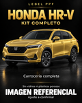 Honda HR-V — Kit completo PPF LEBEL. Imagen referencial; ajuste a confirmar. Sin vidrios ni plásticos porosos.