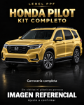 Honda Pilot — Kit completo PPF LEBEL. Imagen referencial; ajuste a confirmar. Sin vidrios ni plásticos porosos.