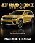 Jeep Grand Cherokee — Kit completo PPF LEBEL. Imagen referencial; ajuste a confirmar. Sin vidrios ni plásticos porosos.