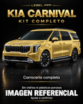 Kia Carnival — Kit completo PPF LEBEL. Imagen referencial; ajuste a confirmar. Sin vidrios ni plásticos porosos.