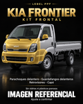 Kia Frontier — Kit frontal PPF LEBEL. Imagen referencial; ajuste a confirmar. Sin vidrios ni plásticos porosos.