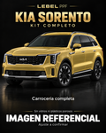 Kia Sorento — Kit completo PPF LEBEL. Imagen referencial; ajuste a confirmar. Sin vidrios ni plásticos porosos.