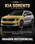 Kia Sorento — Kit frontal PPF LEBEL. Imagen referencial; ajuste a confirmar. Sin vidrios ni plásticos porosos.