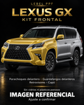 Lexus GX — Kit frontal PPF LEBEL. Imagen referencial; ajuste a confirmar. Sin vidrios ni plásticos porosos.