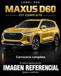 Maxus D60 — Kit completo PPF LEBEL. Imagen referencial; ajuste a confirmar. Sin vidrios ni plásticos porosos.