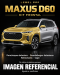 Maxus D60 — Kit frontal PPF LEBEL. Imagen referencial; ajuste a confirmar. Sin vidrios ni plásticos porosos.