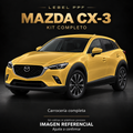 Mazda CX-3 — Kit completo PPF LEBEL. Imagen referencial; ajuste a confirmar. Sin vidrios ni plásticos porosos.