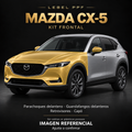 Mazda CX-5 — Kit frontal PPF LEBEL. Imagen referencial; ajuste a confirmar. Sin vidrios ni plásticos porosos.