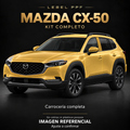 Mazda CX-50 — Kit completo PPF LEBEL. Imagen referencial; ajuste a confirmar. Sin vidrios ni plásticos porosos.