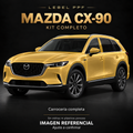 Mazda CX-90 — Kit completo PPF LEBEL. Imagen referencial; ajuste a confirmar. Sin vidrios ni plásticos porosos.