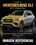 Mercedes-Benz GLE — Kit frontal PPF LEBEL. Imagen referencial; ajuste a confirmar. Sin vidrios ni plásticos porosos.