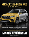 Mercedes-Benz GLS — Kit frontal PPF LEBEL. Imagen referencial; ajuste a confirmar. Sin vidrios ni plásticos porosos.