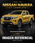 Nissan Navara — Kit completo PPF LEBEL. Imagen referencial; ajuste a confirmar. Sin vidrios ni plásticos porosos.