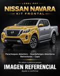 Nissan Navara — Kit frontal PPF LEBEL. Imagen referencial; ajuste a confirmar. Sin vidrios ni plásticos porosos.