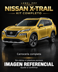 Nissan X-Trail — Kit completo PPF LEBEL. Imagen referencial; ajuste a confirmar. Sin vidrios ni plásticos porosos.