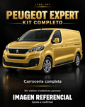 Peugeot Expert — Kit completo PPF LEBEL. Imagen referencial; ajuste a confirmar. Sin vidrios ni plásticos porosos.