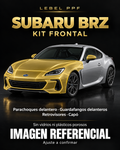 Subaru BRZ — Kit frontal PPF LEBEL. Imagen referencial; ajuste a confirmar. Sin vidrios ni plásticos porosos.