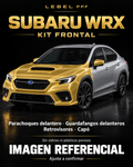 Subaru WRX — Kit frontal PPF LEBEL. Imagen referencial; ajuste a confirmar. Sin vidrios ni plásticos porosos.