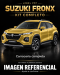 Suzuki Fronx — Kit completo PPF LEBEL. Imagen referencial; ajuste a confirmar. Sin vidrios ni plásticos porosos.