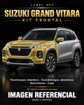 Suzuki Grand Vitara — Kit frontal PPF LEBEL. Imagen referencial; ajuste a confirmar. Sin vidrios ni plásticos porosos.