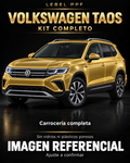 Volkswagen Taos — Kit completo PPF LEBEL. Imagen referencial; ajuste a confirmar. Sin vidrios ni plásticos porosos.