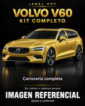 Volvo V60 — Kit completo PPF LEBEL. Imagen referencial; ajuste a confirmar. Sin vidrios ni plásticos porosos.
